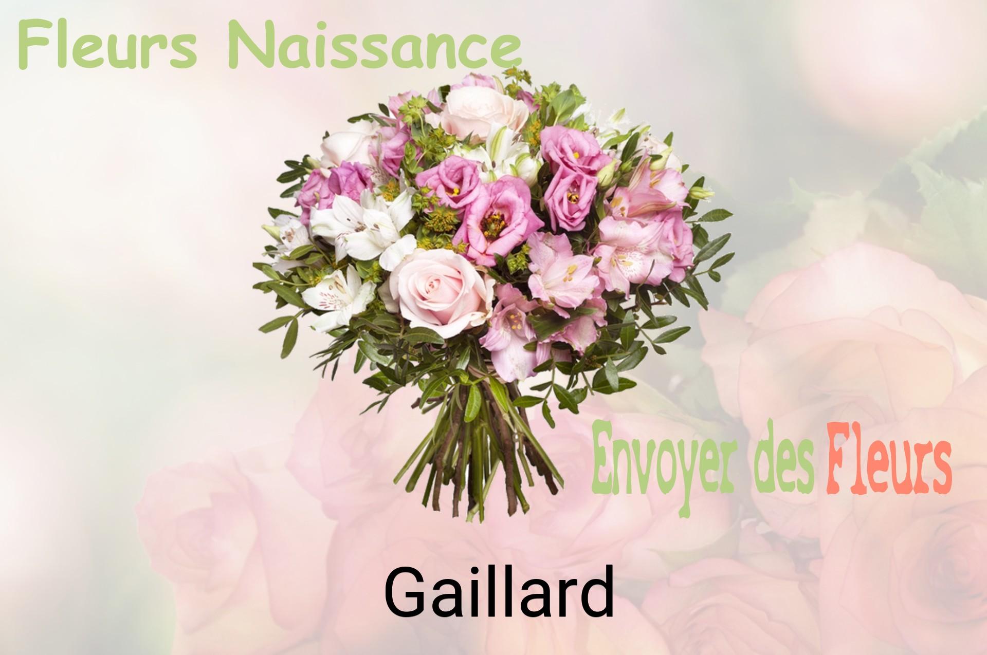 Bouquet de fleurs de naissance livré à Gaillard